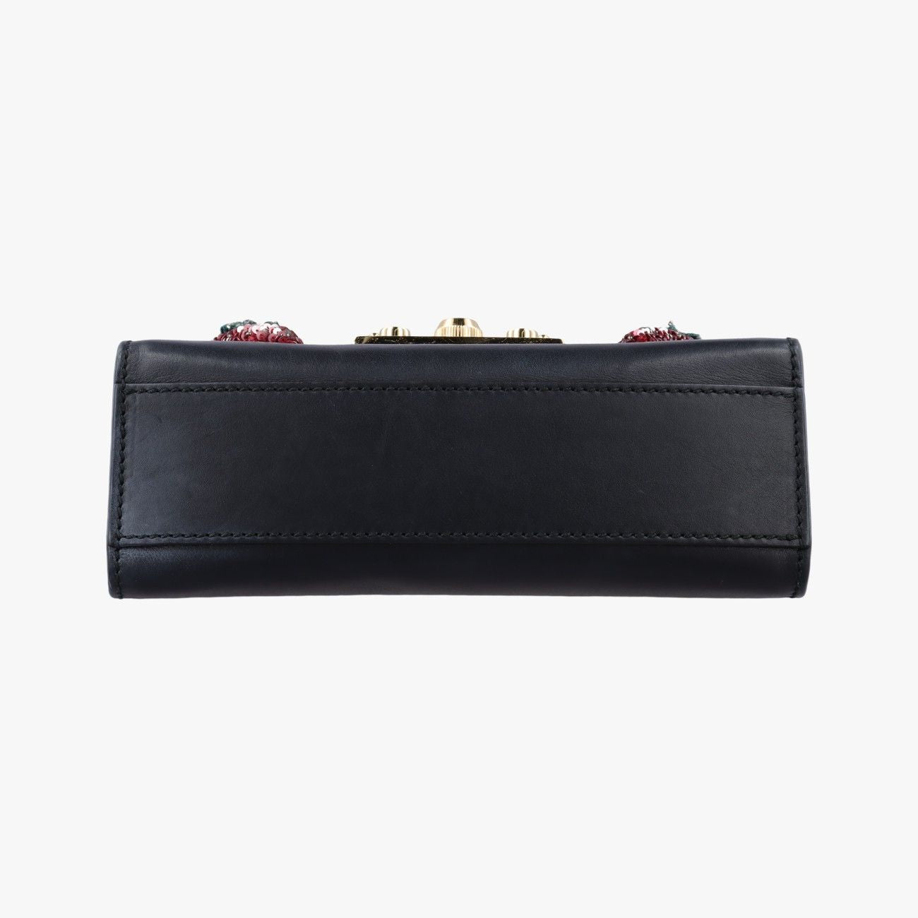 Gucci Padlock Black Red Gold Leather — view 3
