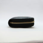 Chanel Classic Zip Coin Purse Black Gold Caviar Leather — view 5