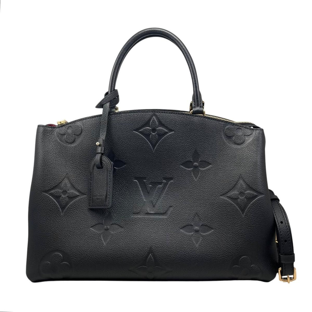 Louis Vuitton Tote Shoulder Bag Grand Palais MM Monogram Empreinte Noir Black