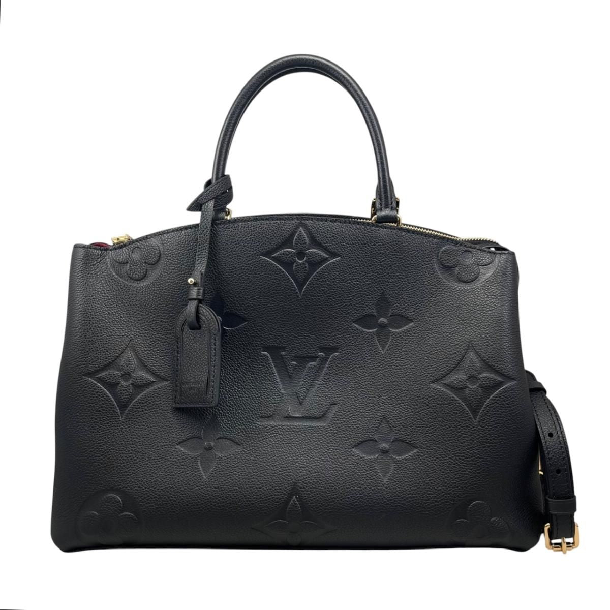 Louis Vuitton Tote Shoulder Bag Grand Palais MM Monogram Empreinte Noir Black