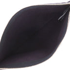 Hermes Flat Pouch PM Cotton Canvas Purple — view 3