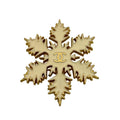Chanel CC Logo Snowflake Brooch Gold