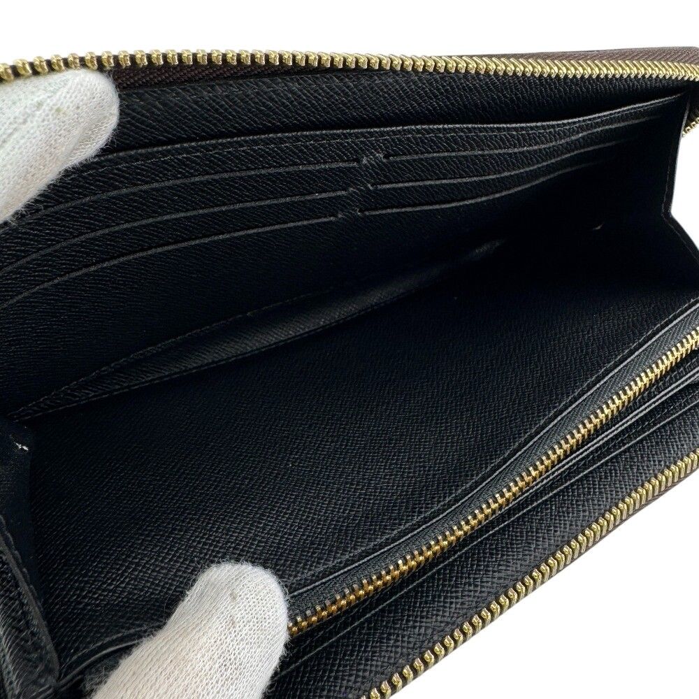 Louis Vuitton Zippy Wallet Giant Monogram Reverse Leather Brown — view 5
