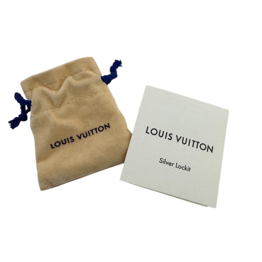 Louis Vuitton Bracelet Silver Lockit Virgil Abloh Jaune Polyester Yellow — view 6