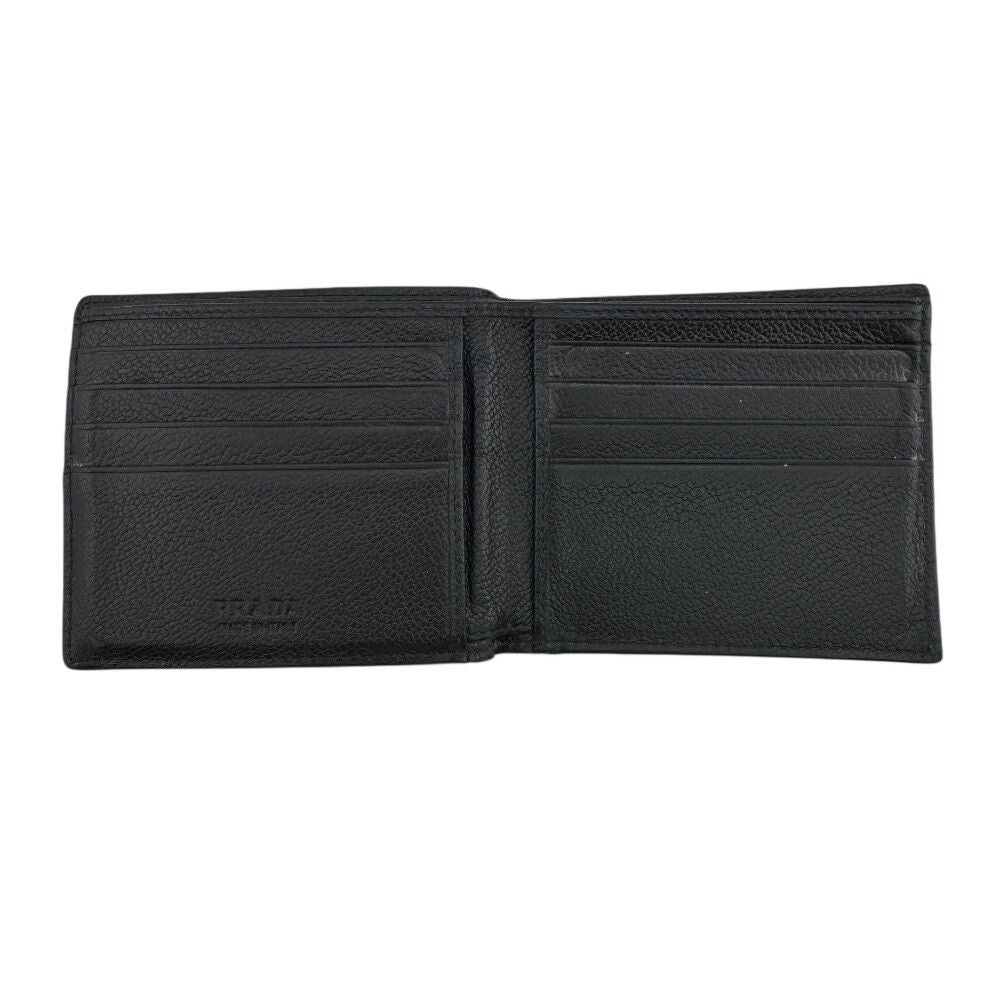 Prada Saffiano Leather Bifold Wallet Black — view 4