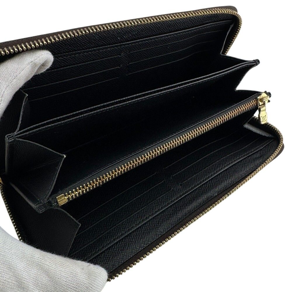 Louis Vuitton Zippy Wallet Giant Monogram Reverse Leather Brown — view 4