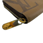 Louis Vuitton Zippy Wallet Giant Monogram Reverse Leather Brown — view 2