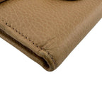 Gucci Interlocking G Leather Bifold Wallet Beige — view 2