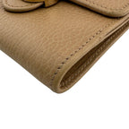 Gucci Interlocking G Leather Bifold Wallet Beige — view 3