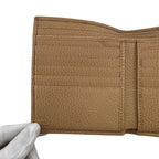 Gucci Interlocking G Leather Bifold Wallet Beige — view 8
