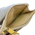 Bottega Veneta Maxi Intrecciato Leather Coin Purse Beige — view 5