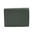 Dior Saddle Lotus Compact Wallet Leather Trifold Gray