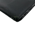 Hermes Bearn Soufflet Leather Wallet Black — view 3