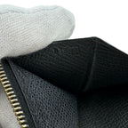 Hermes Bearn Soufflet Leather Wallet Black — view 7