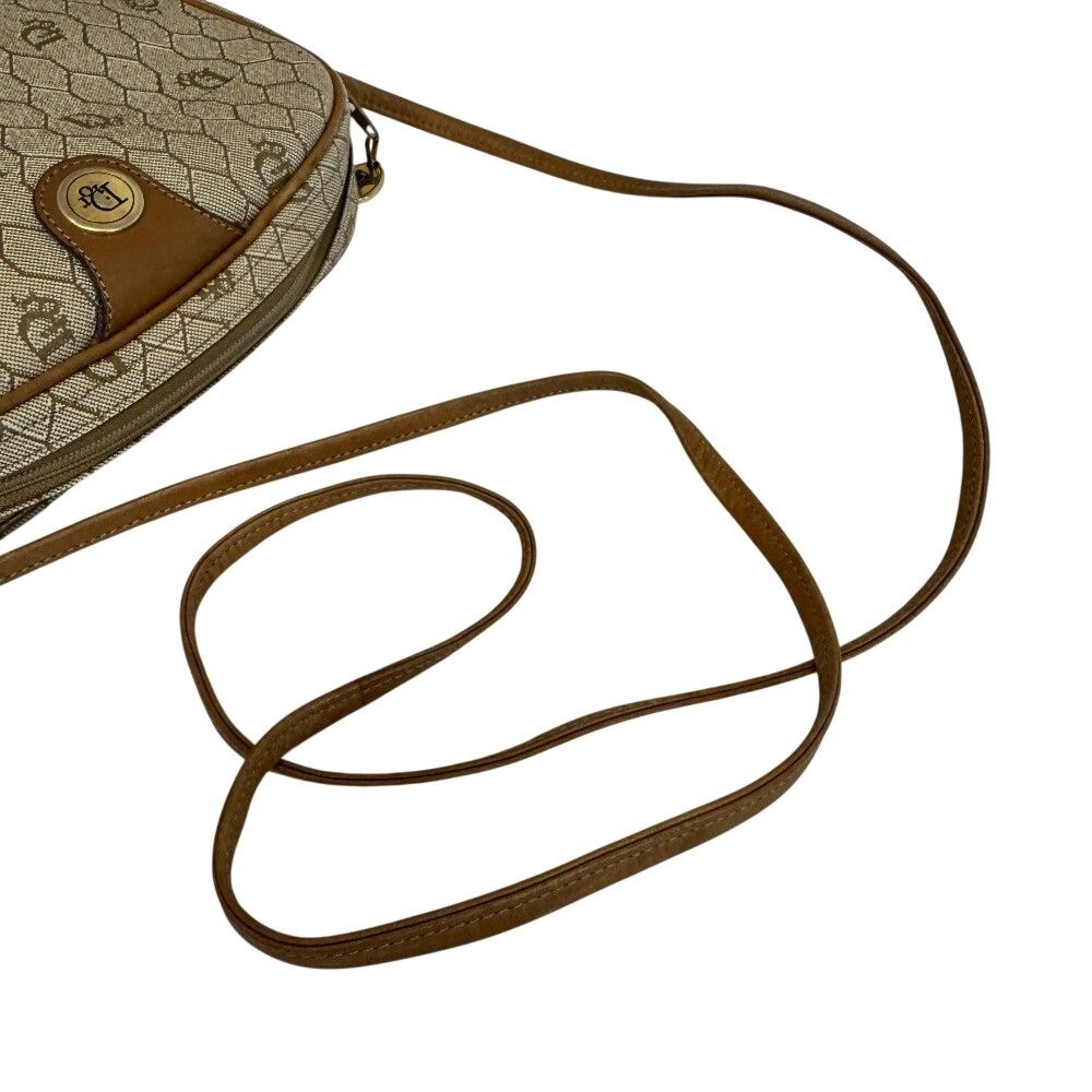 Dior Honeycomb Trotter Shoulder Bag Beige — view 4