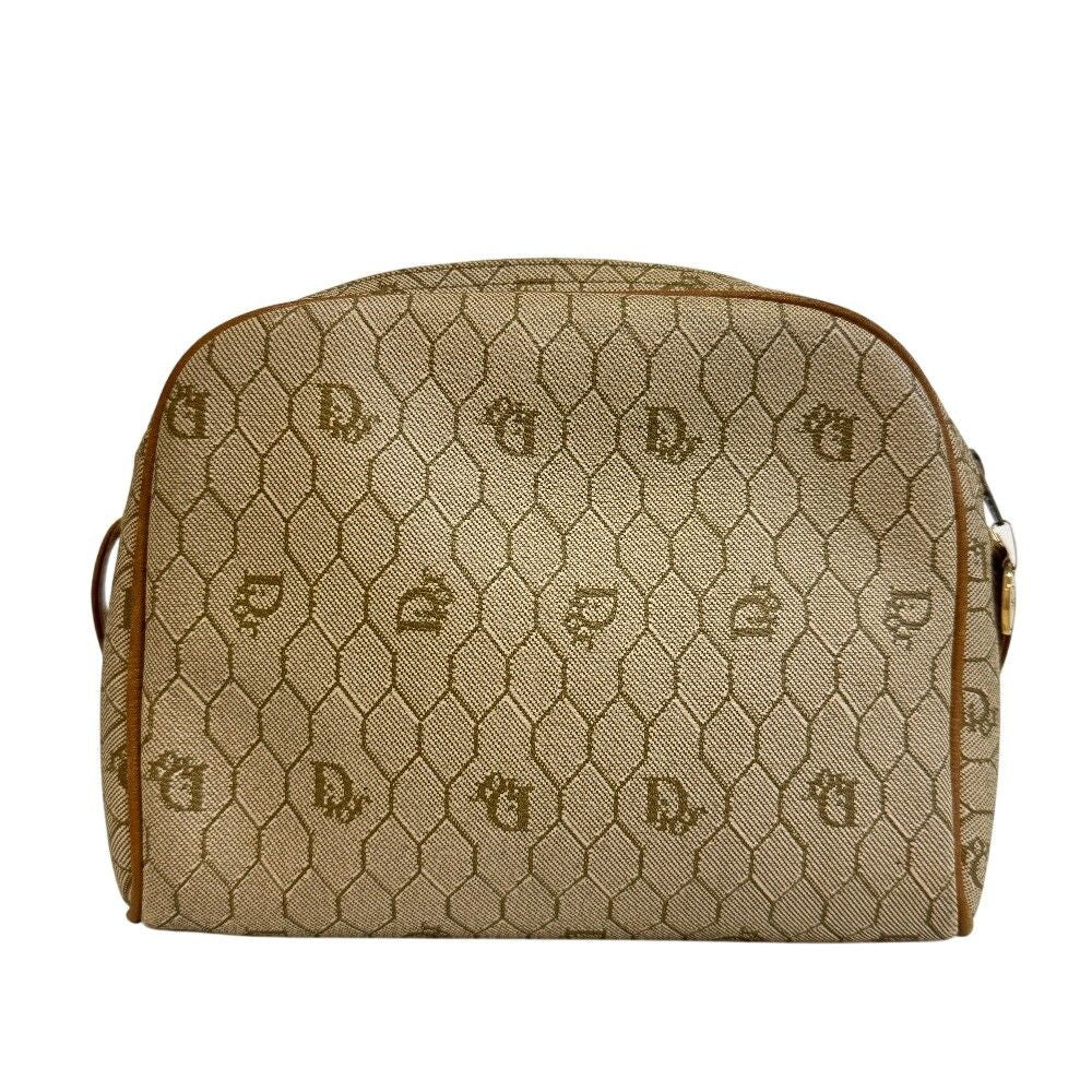 Dior Honeycomb Trotter Shoulder Bag Beige