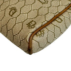 Dior Honeycomb Trotter Shoulder Bag Beige — view 3