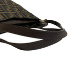Fendi Zucca Leather Handbag Brown — view 5