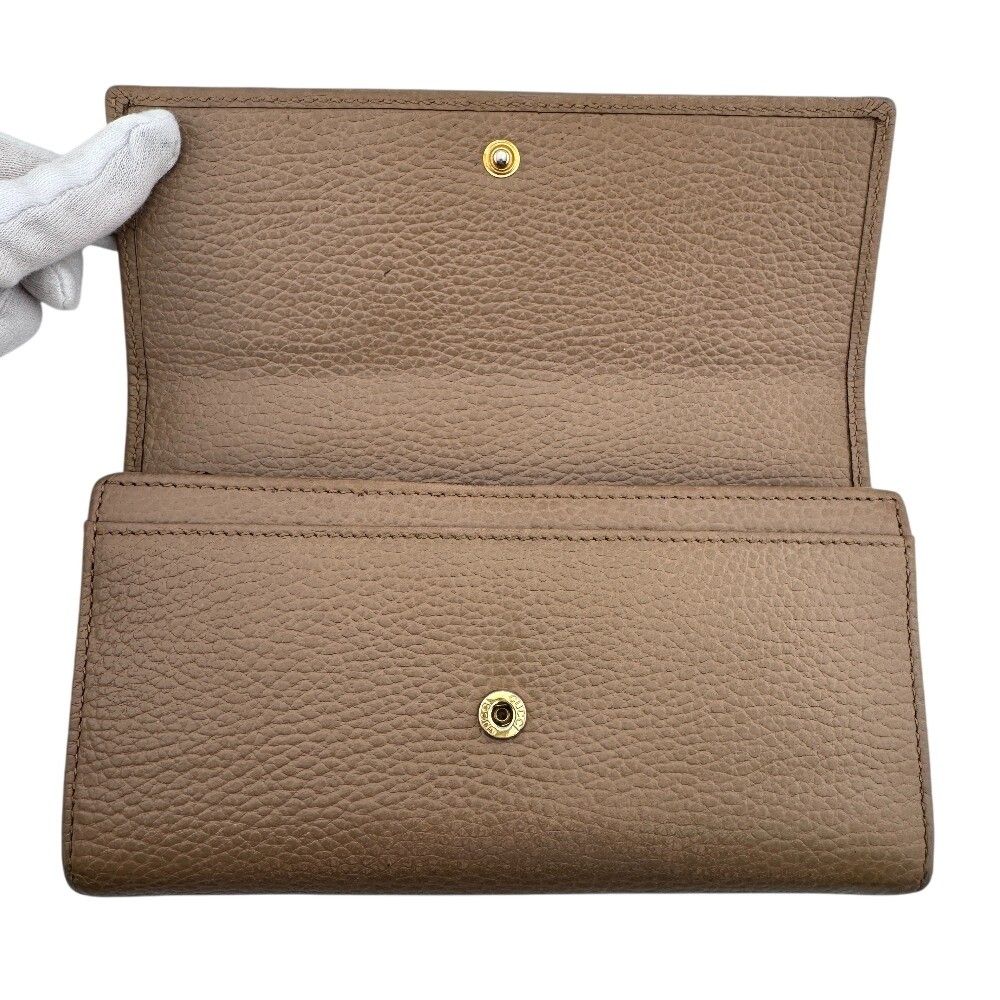 Gucci GG Marmont Leather Wallet Beige — view 4