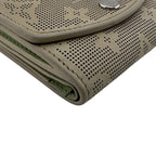 Louis Vuitton Portefeuille Iris XS Mahina Reverse Leather Trifold Wallet Beige — view 2