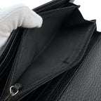 Gucci Continental Wallet GG Marmont Leather Black — view 8