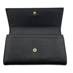 Gucci Continental Wallet GG Marmont Leather Black — view 4