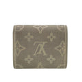 Louis Vuitton Portefeuille Iris XS Mahina Reverse Leather Trifold Wallet Beige
