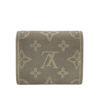 Louis Vuitton Portefeuille Iris XS Mahina Reverse Leather Trifold Wallet Beige