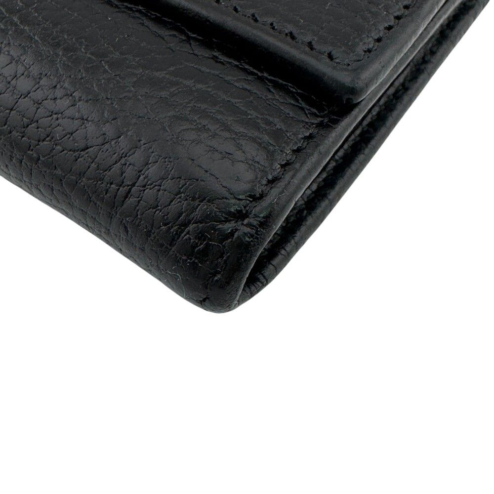 Gucci Continental Wallet GG Marmont Leather Black — view 3