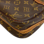 Louis Vuitton Leather Shoulder Bag Brown — view 3