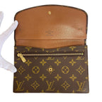 Louis Vuitton Pochette Mule 23 Monogram Leather Clutch Brown — view 4