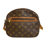 Louis Vuitton Leather Shoulder Bag Brown