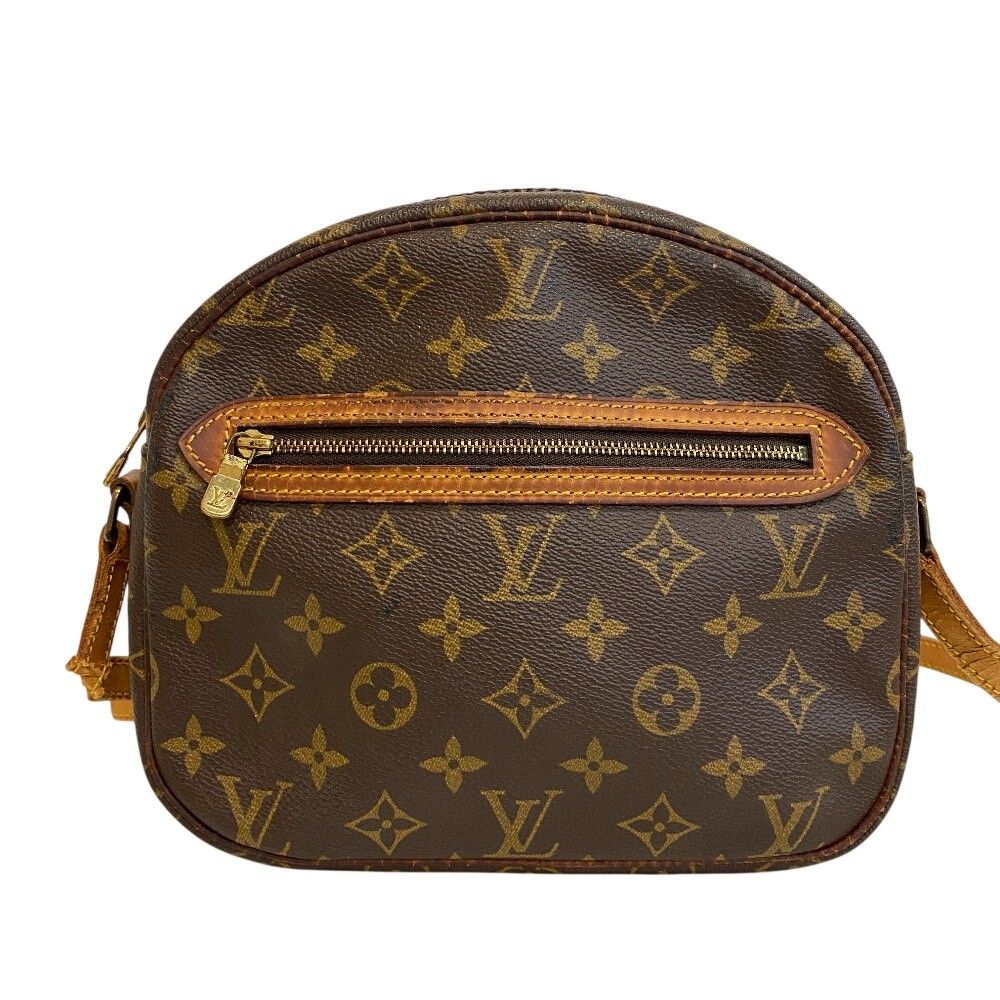Louis Vuitton Leather Shoulder Bag Brown