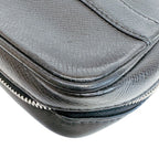 Louis Vuitton Pochette Kasai Taiga Leather Bag Black — view 2