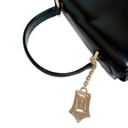 Saint Laurent Leather Shoulder Bag Black — view 2