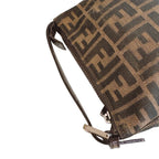 Fendi Zucca Canvas Handbag Brown — view 2