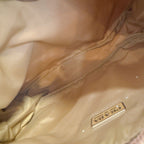 Prada Triangle Logo Nylon Pouch Beige — view 6