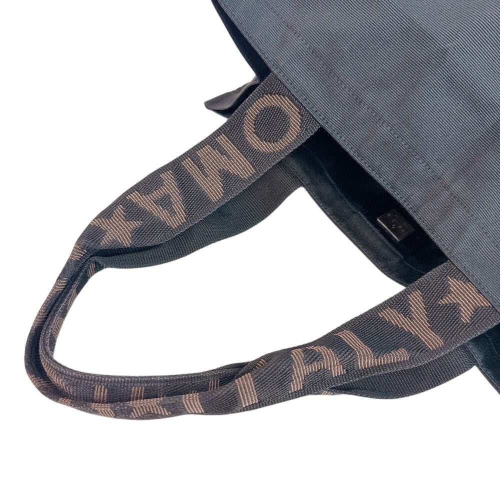 Fendi Canvas Tote Bag Brown — view 2