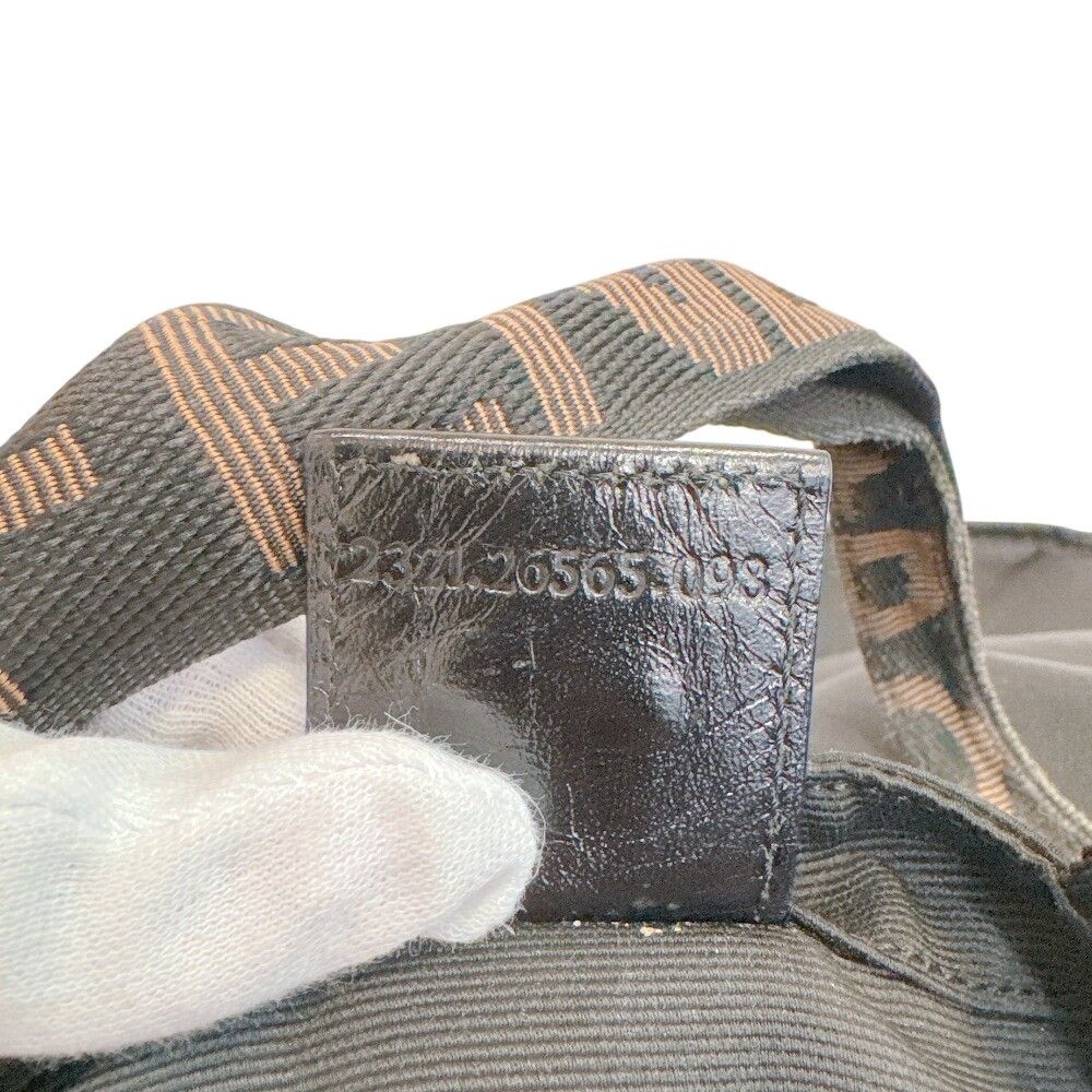 Fendi Canvas Tote Bag Brown — view 8