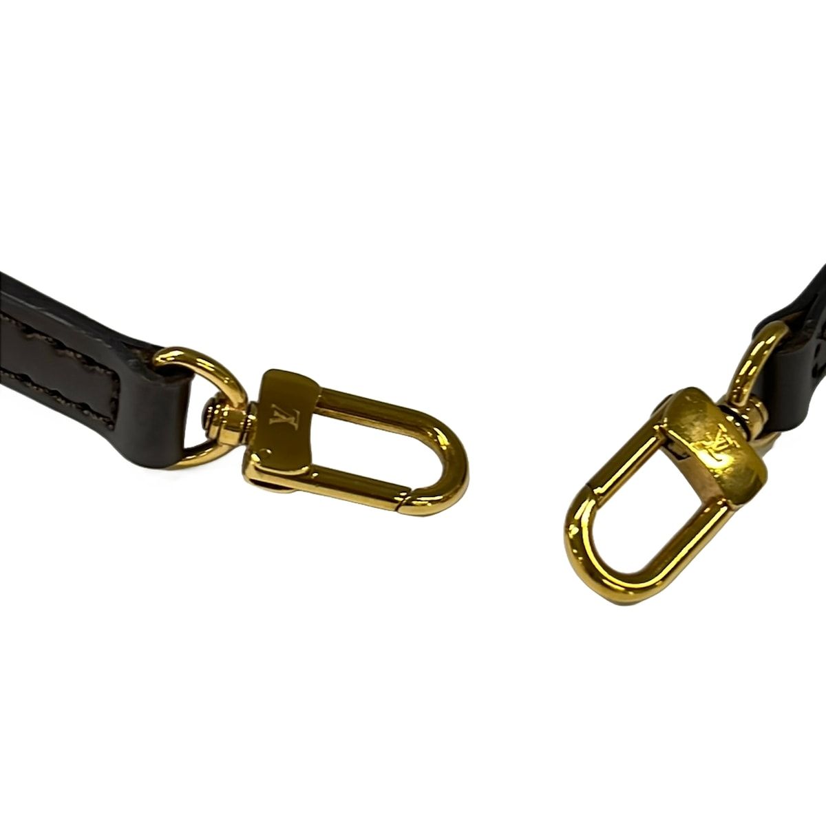 Louis Vuitton Shoulder Strap Damier for Ebene Leather — view 4