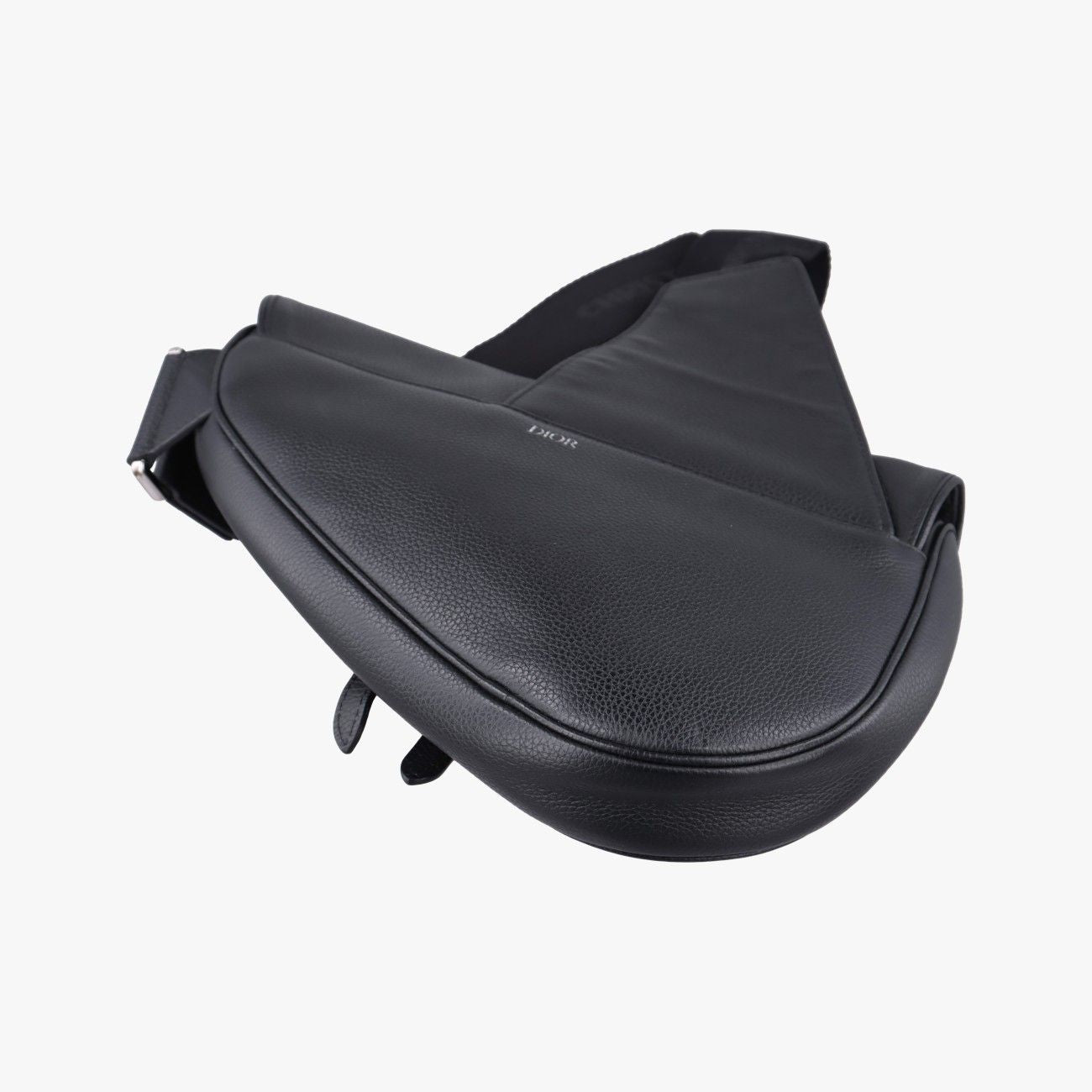 Dior Saddle Black Leather Shoulder Bag — view 6