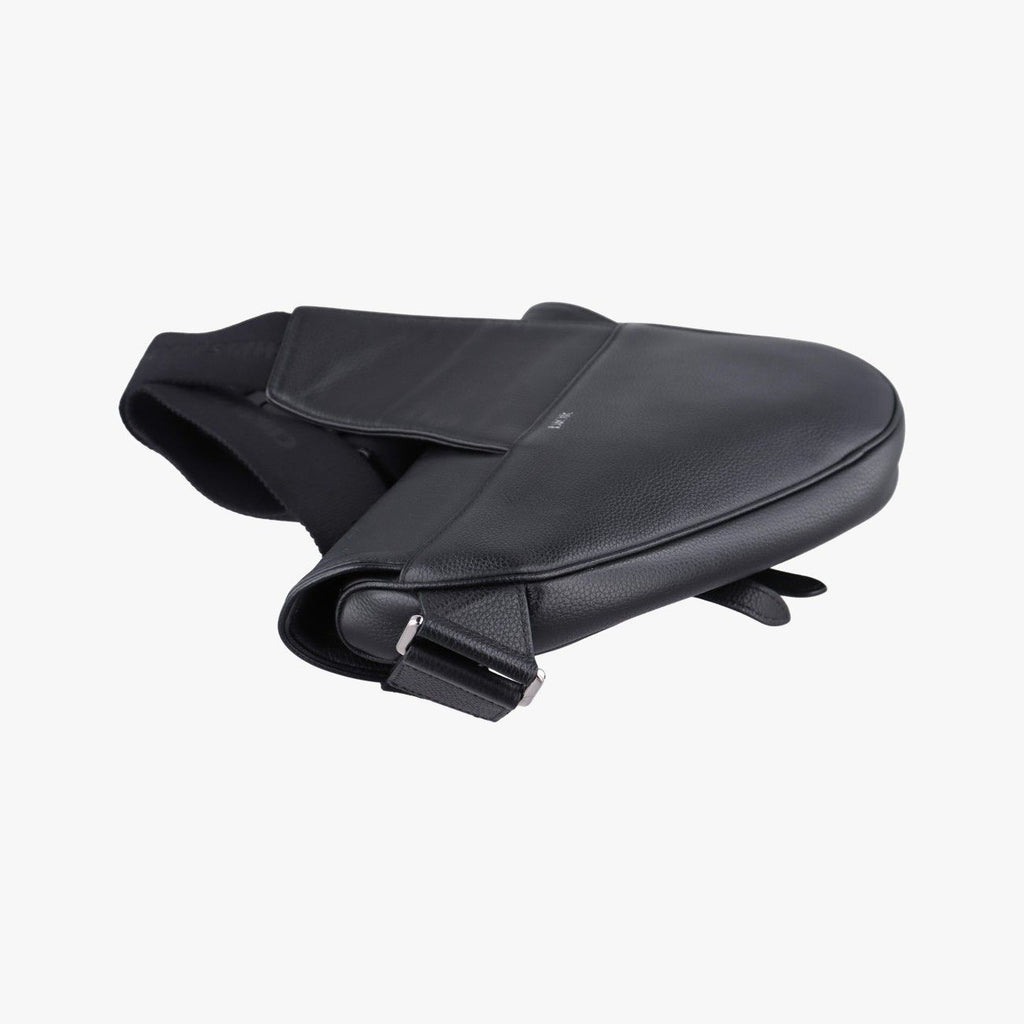 Dior Saddle Black Leather Shoulder Bag — view 7