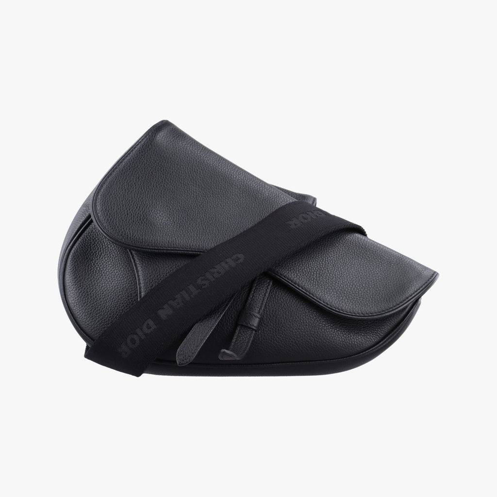 Dior Saddle Black Leather Shoulder Bag