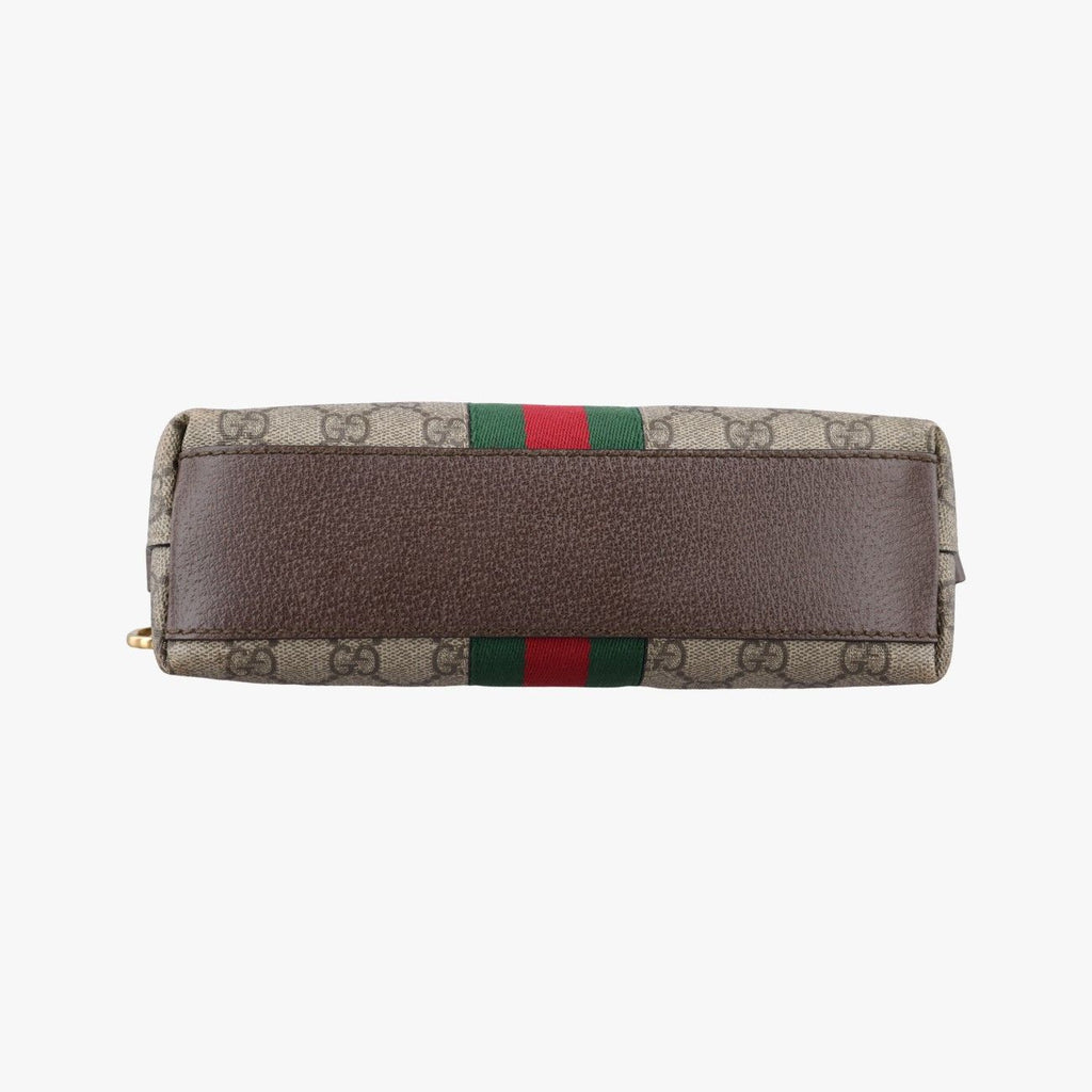 Gucci Ophidia Brown Red Green Leather — view 3