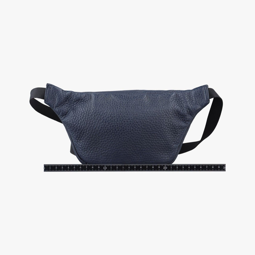 Fendi Pecan Amore Logo Navy Leather Handbag — view 2