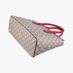 Gucci GG Supreme Beige Pink Red Leather — view 4