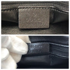 Gucci Bamboo Hobo 2-Way Black Gold Leather Shoulder Bag — view 4