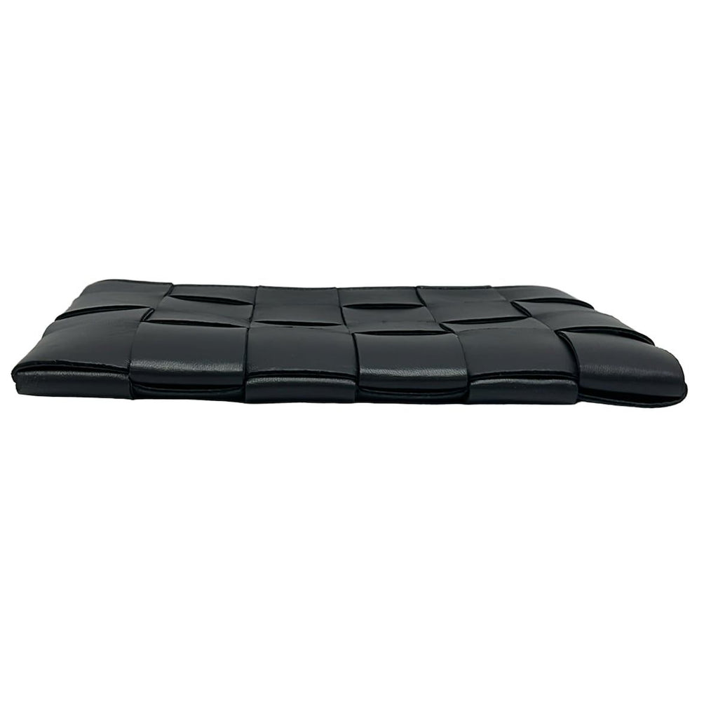 Bottega Veneta Pouch Maxi Intrecciato Black Leather — view 3