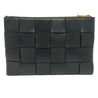 Bottega Veneta Pouch Maxi Intrecciato Black Leather — view 2