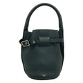 Celine Tote Bag Big Bucket Nano Dark Green Leather